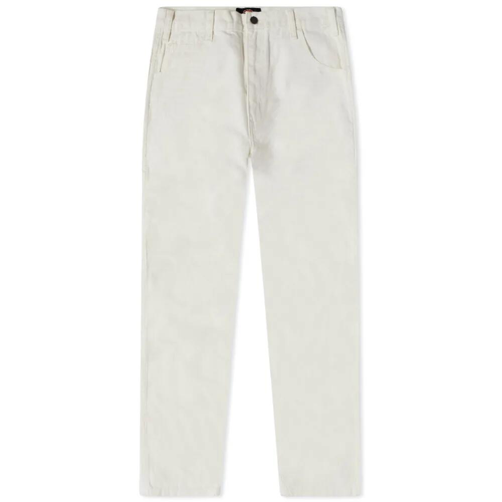 Dickies Men's Duck Canvas Carpenter Pant in Stone Washed Cloud Cover