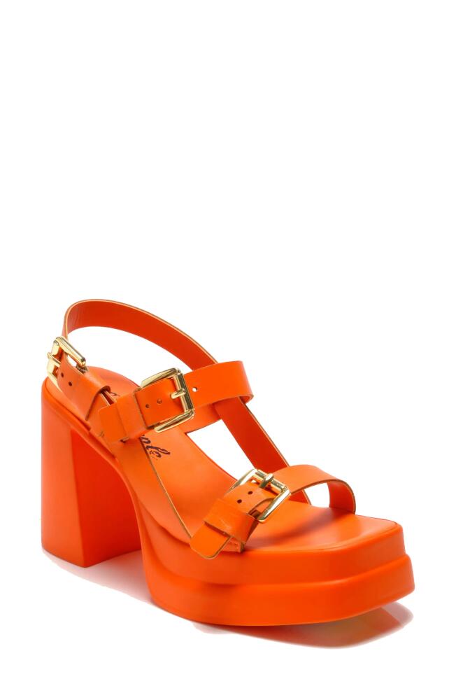 Free People Pamela Double Stack Platform Sandal in Persimmon Cover