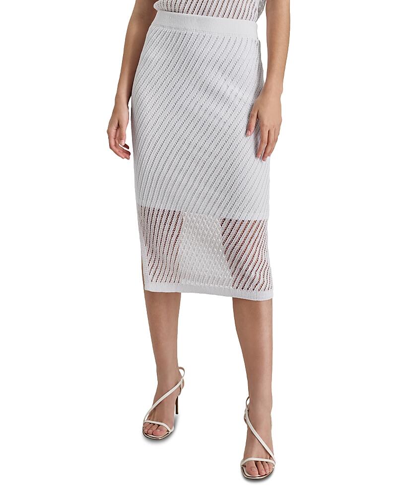 Dkny Open Stitch Midi Skirt Cover