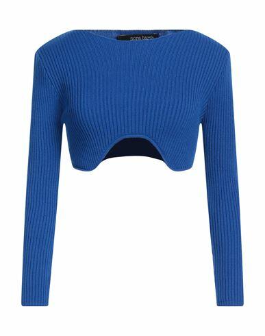 Nora Barth Woman Sweater Blue Polyester, Wool, Viscose, Elastane Cover