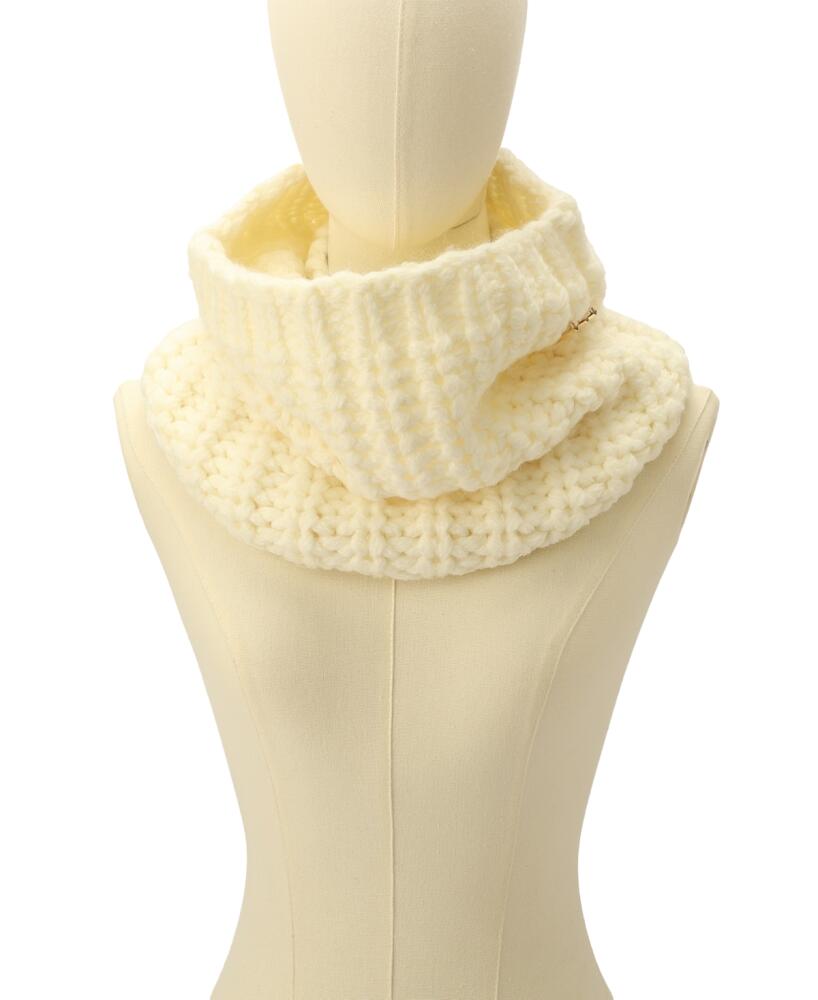 Michael Michael Kors Women's Logo Detail Super Chunk Neck Warmer - Cream Cover