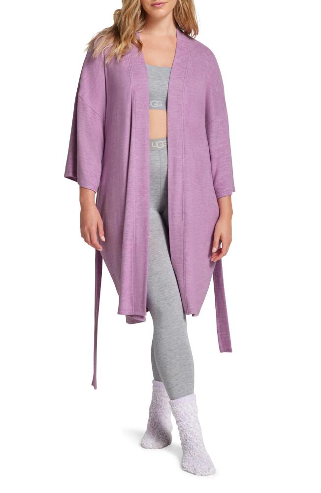 UGG(r) Monrose Short Robe in Violet Queen Heather Cover