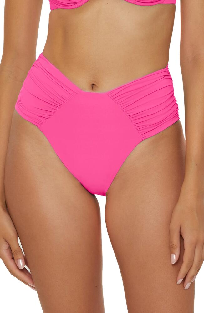 Becca Color Code High Cut Bikini Bottoms in Pink Cover