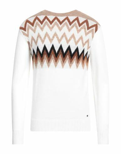 Markup Man Sweater Ivory Acrylic, Polyester, Wool, Elastane Cover