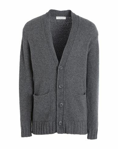 Filippo De Laurentiis Man Cardigan Grey Merino Wool, Cashmere, Polyamide Cover