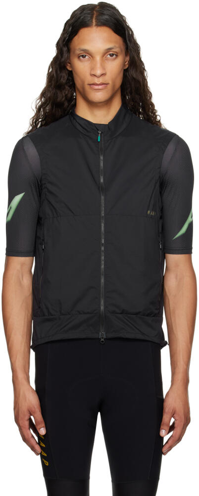 MAAP Black Alt_Road Wind Vest Cover