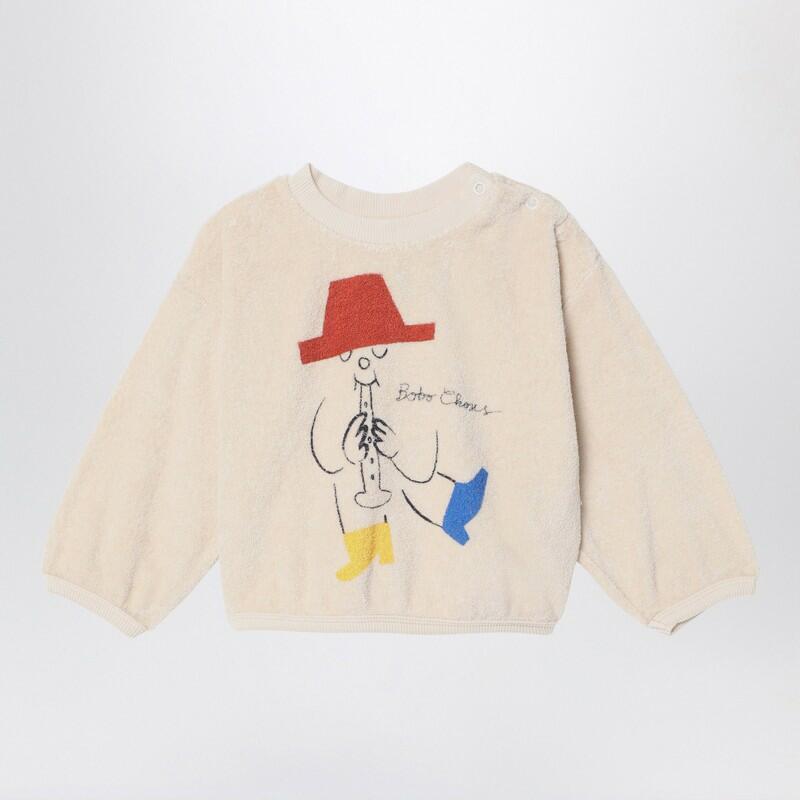 Bobo Choses Sweatshirt Magic Flute Player ivory Cover