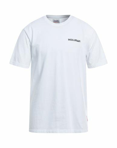 Holubar Man T-shirt White Cotton Cover