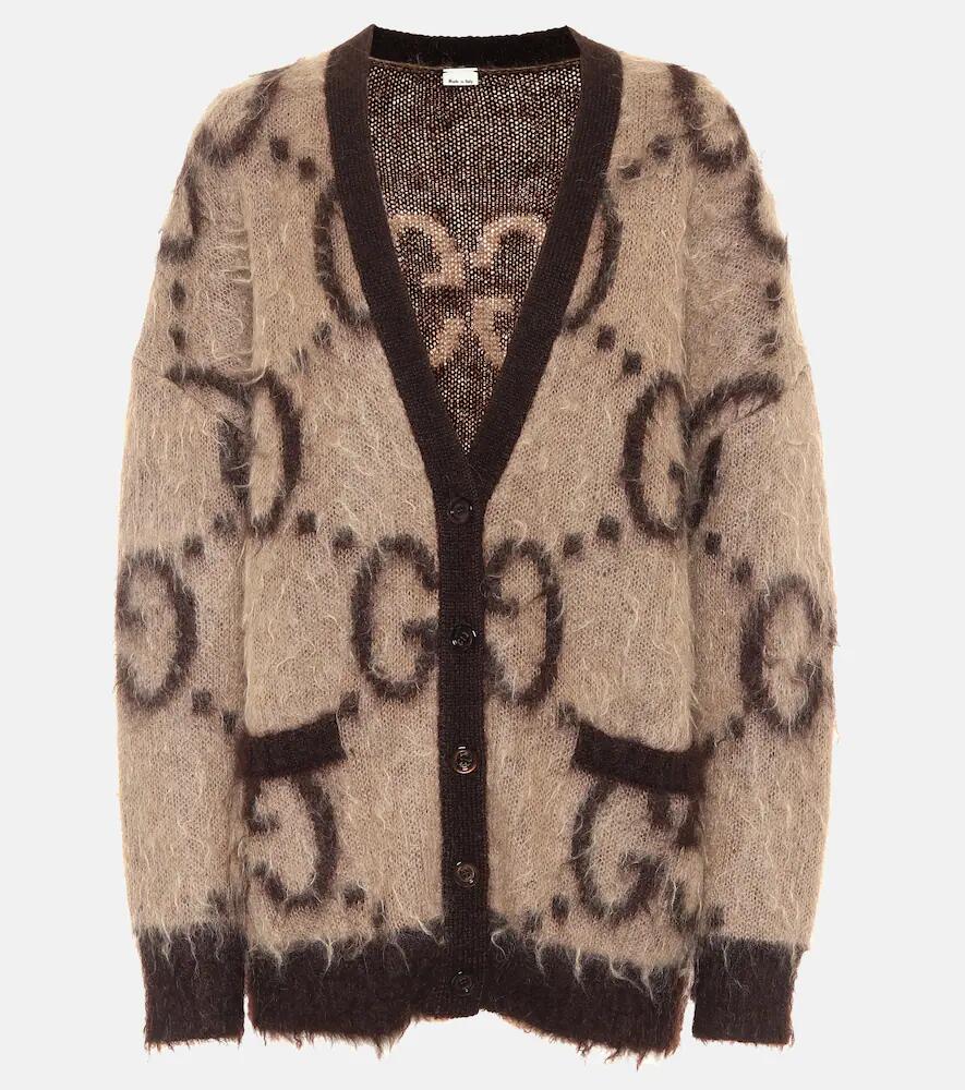 Gucci GG reversible mohair-blend cardigan Cover