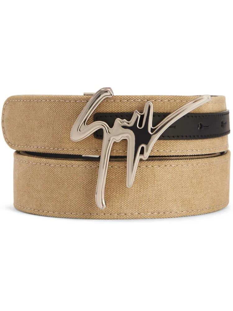 Giuseppe Zanotti Giuseppe cotton belt - Neutrals Cover