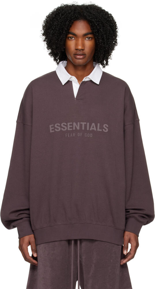 Fear of God ESSENTIALS Purple Bonded Polo Cover