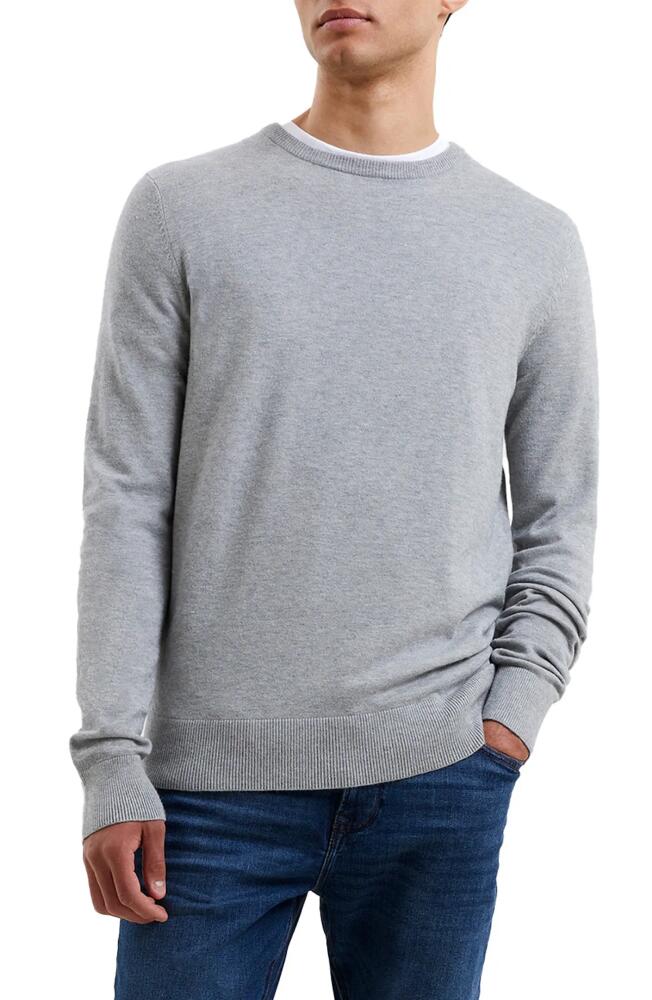 French Connection Supersoft Cotton Sweater in Light Grey Melange Cover