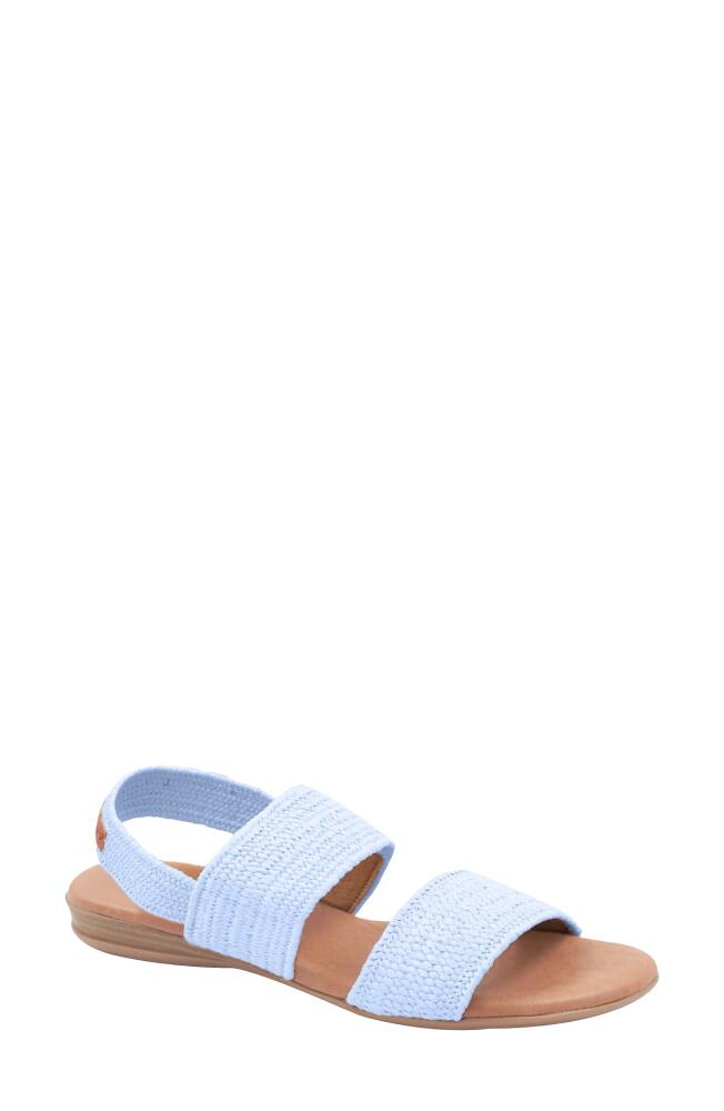 André Assous Nigella Featherweight Woven Slingback Sandal in Sky Blue Cover