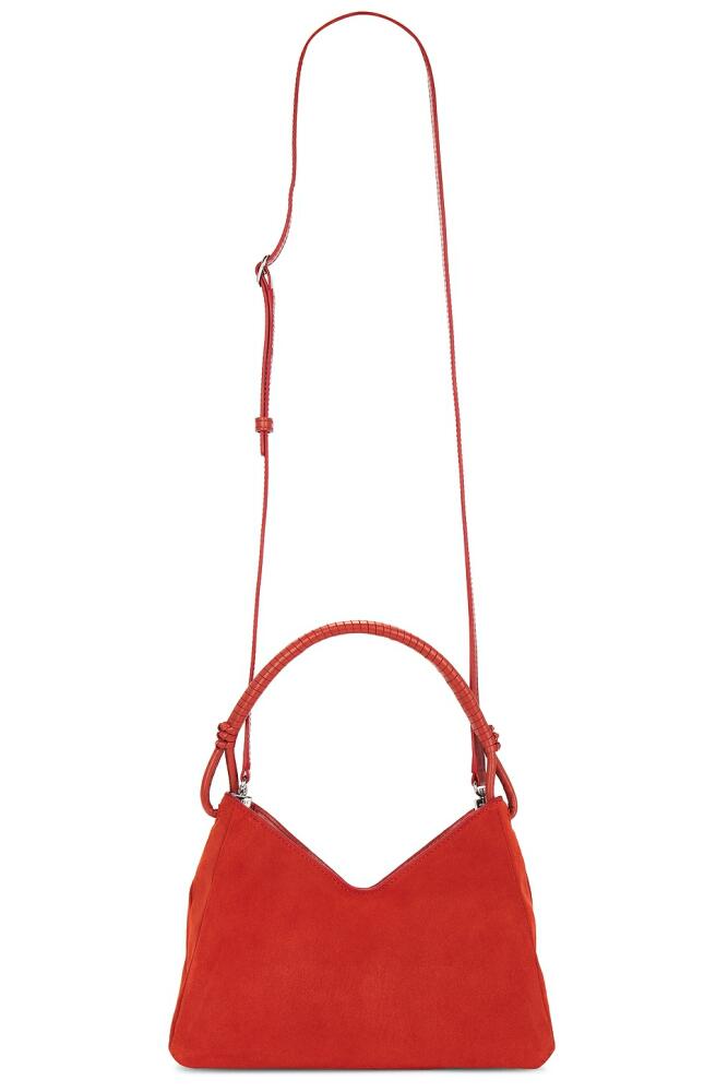 Staud Valerie Shoulder Bag in Red Cover