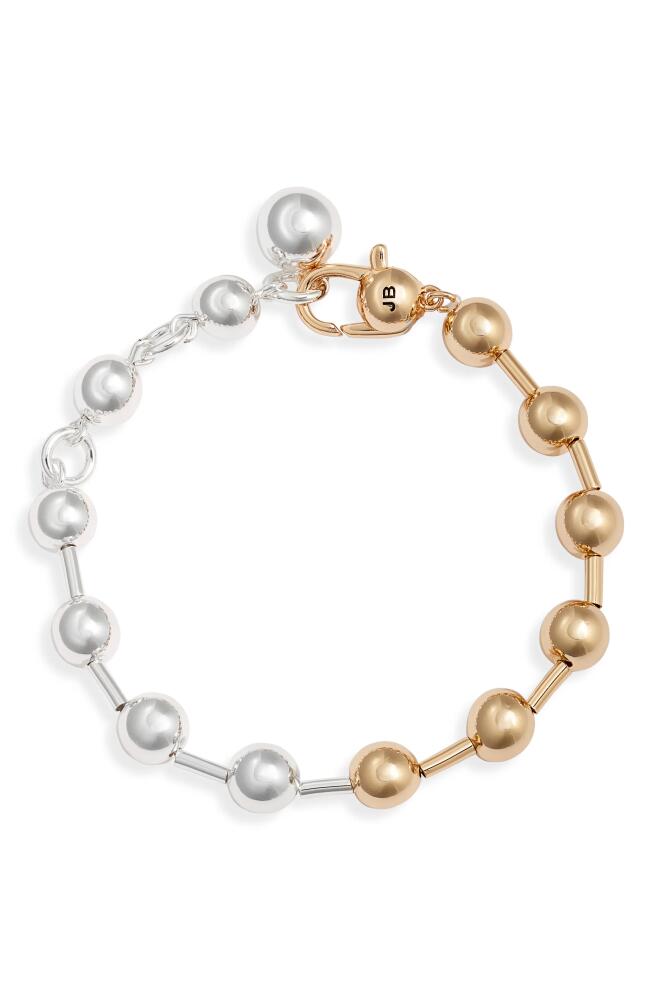 Jenny Bird Celeste Faux Pearl & Bead Bracelet in Two-Tone Cover