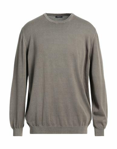 Rossopuro Man Sweater Khaki Cotton Cover