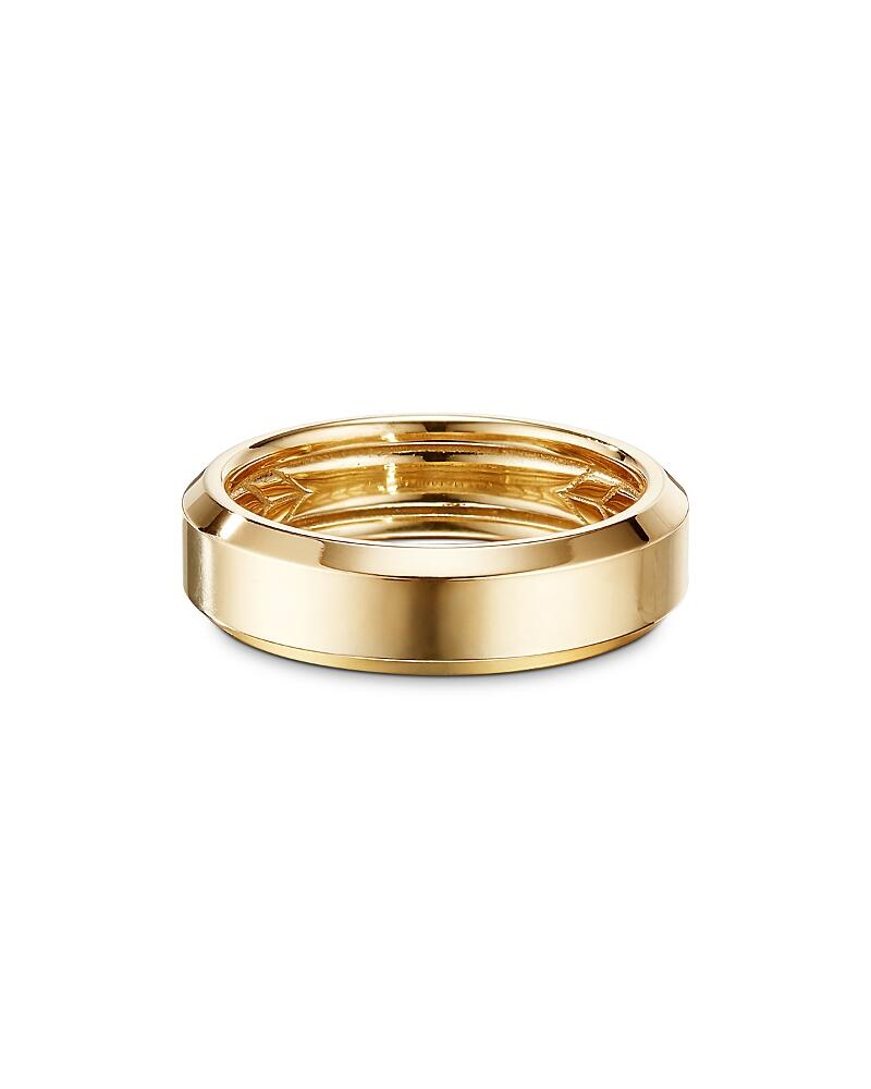 David Yurman 18K Yellow Gold Beveled Band Cover