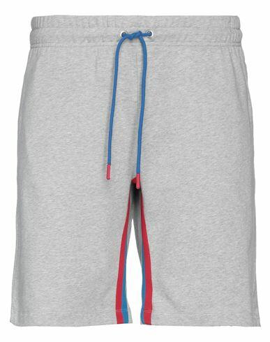 Bikkembergs Man Shorts & Bermuda Shorts Light grey Cotton Cover