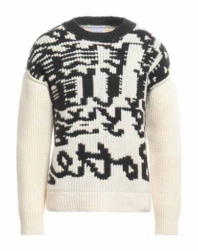 Bottega Veneta Man Sweater Off white Wool Cover