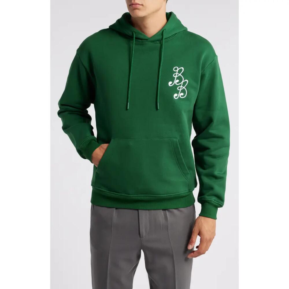 BOGEY BOYS Essential Cotton Hoodie in Eden Green Cover