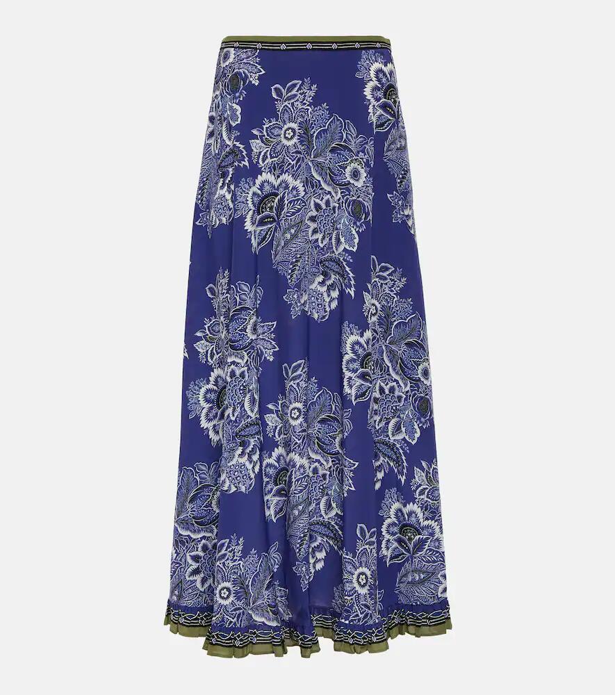 Etro Floral silk maxi skirt Cover