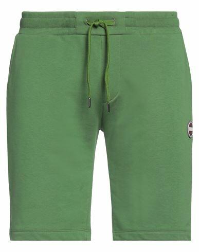 Colmar Man Shorts & Bermuda Shorts Green Cotton, Polyester Cover