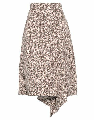 Berwich Woman Midi skirt Brown Cotton Cover