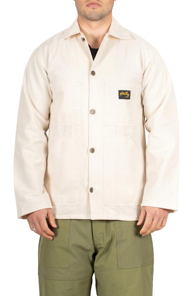 STAN RAY Shop Jacket in Natural Drill Cover