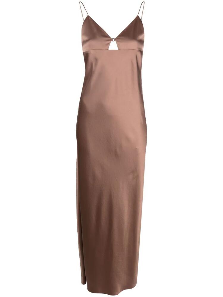 Filippa K satin-finish slip dress - Neutrals Cover