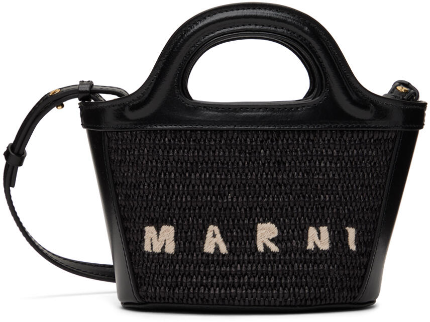 Marni Black Micro Tropicalia Tote Cover