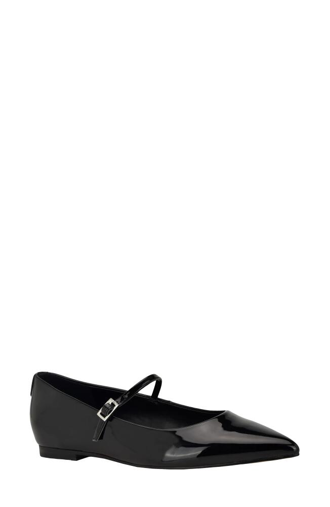 Calvin Klein Kamryn Pointed Toe Flat in Black Cover