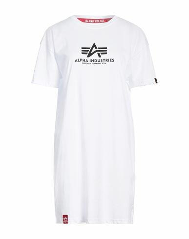 Alpha Industries Woman T-shirt White Cotton Cover