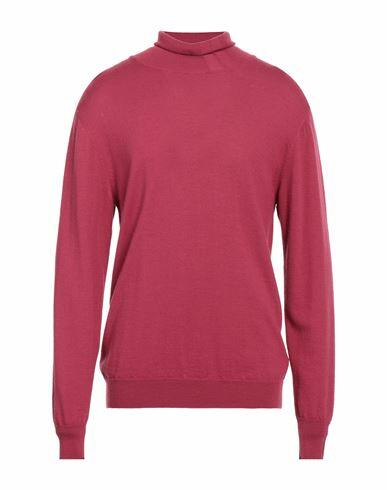 Officina 36 Man Turtleneck Garnet Merino Wool, Acrylic Cover