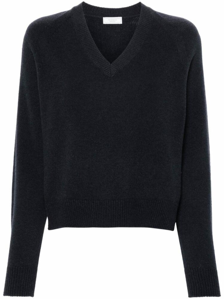 Peserico V-neck sweater - Blue Cover