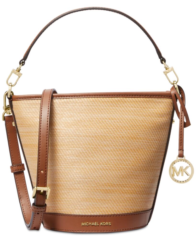 Michael Michael Kors Townsend Small Top Zip Convertible Bucket Crossbody - Nat/lugg Cover