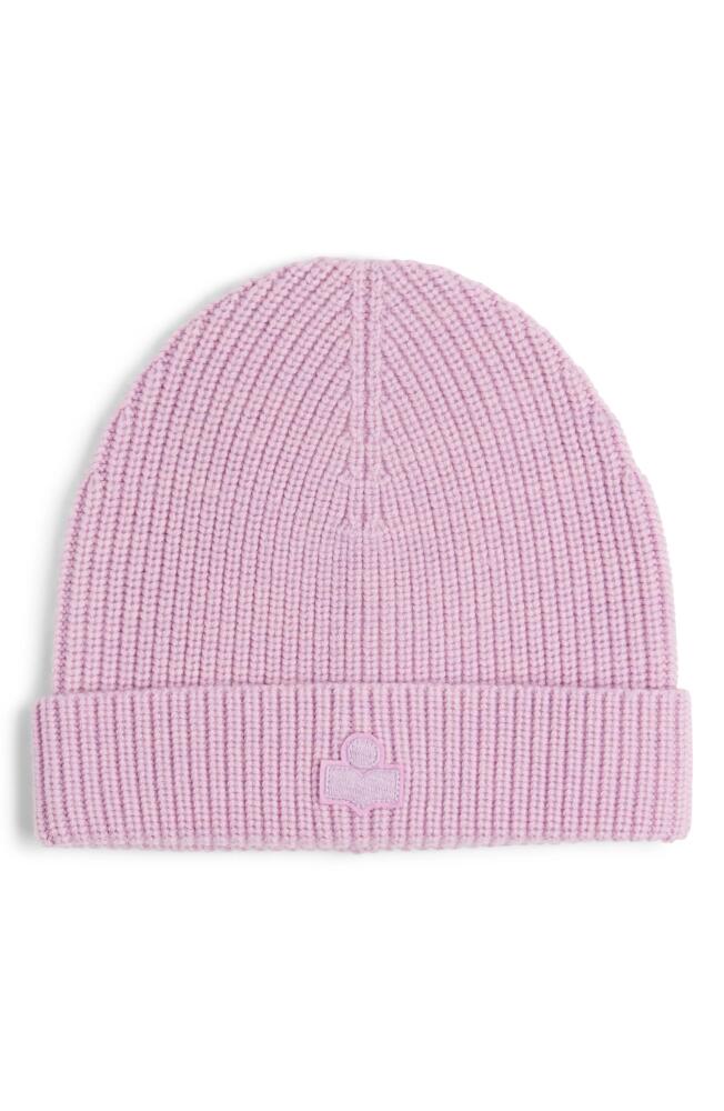 Isabel Marant Bayle Merino Wool Beanie in Light Pink Cover