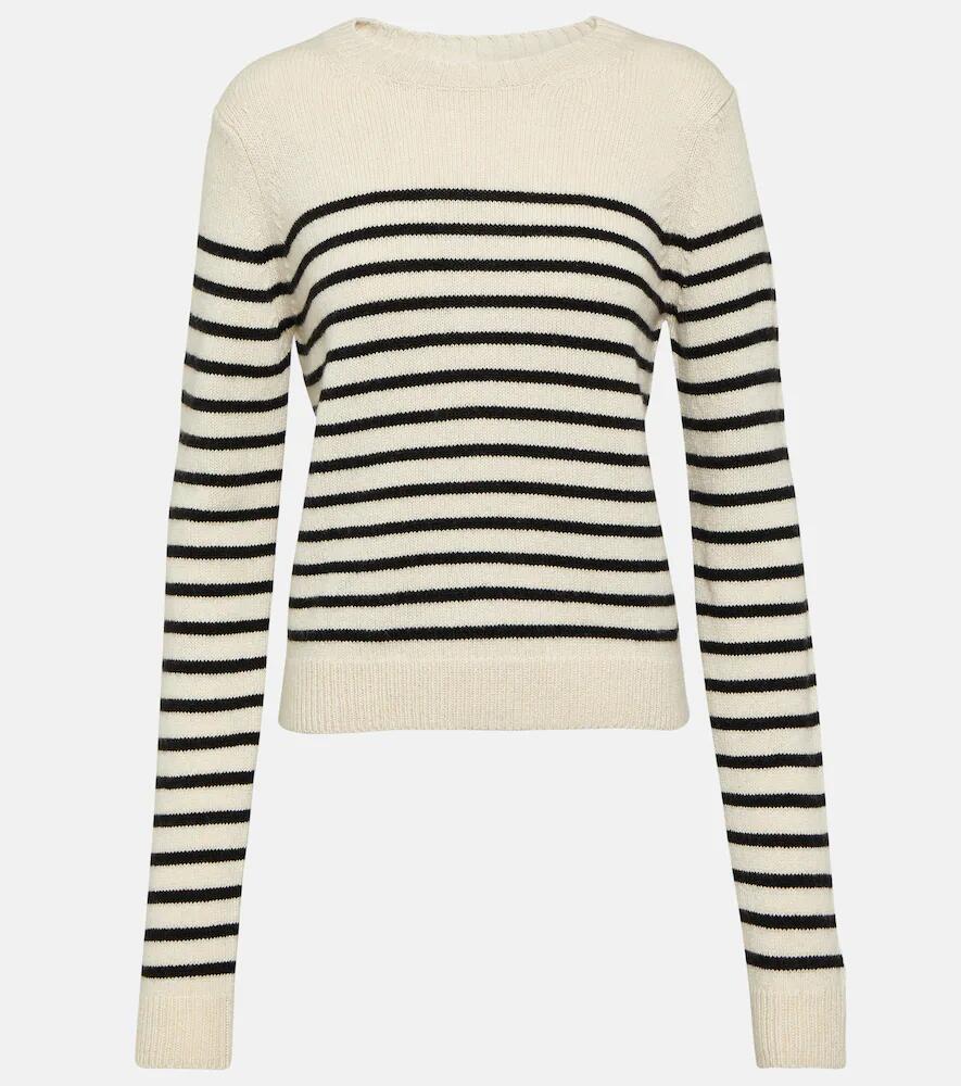 Khaite Diletta striped cashmere sweater Cover