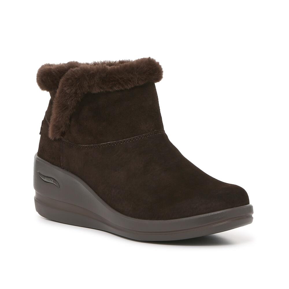 Skechers Arch Fit Rise Bootie | Women's | Dark Brown Cover