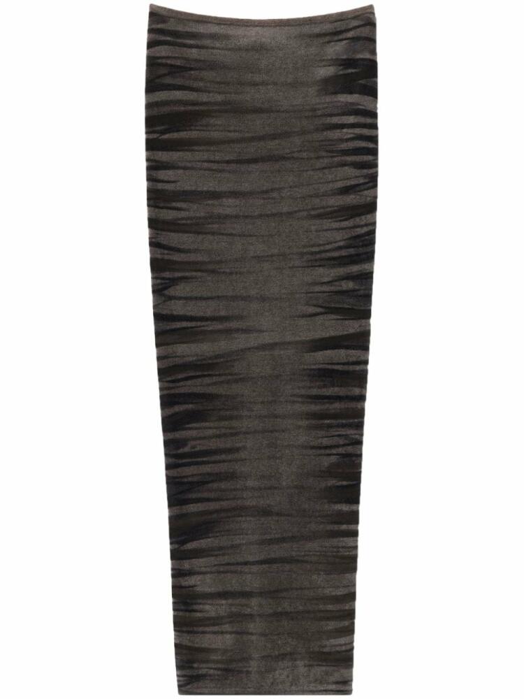 Alexander Wang animal-print maxi skirt - Black Cover