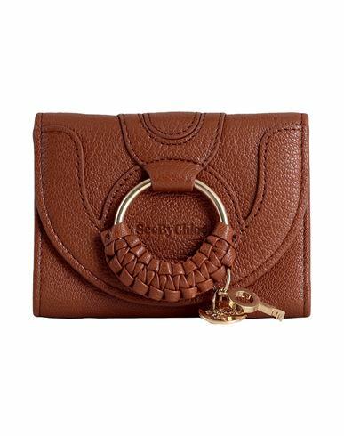 See By Chloé Woman Wallet Brown Goat skin Cover