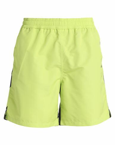 Off-white Man Swim trunks Acid green Polyester Cover