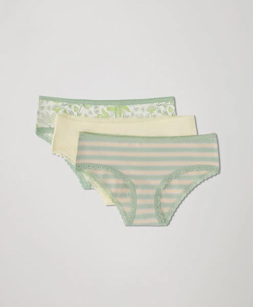 Pact Organic Lace Cheeky Hipster 3-Pack in Island Vibes Cover