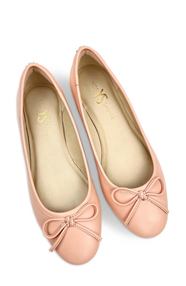 Yosi Samra Sadie Ballet Flat in Blush Cover