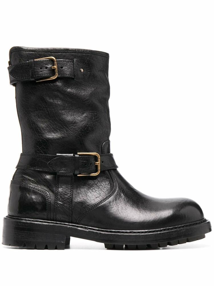 Dolce & Gabbana Horseride biker-style boots - Black Cover