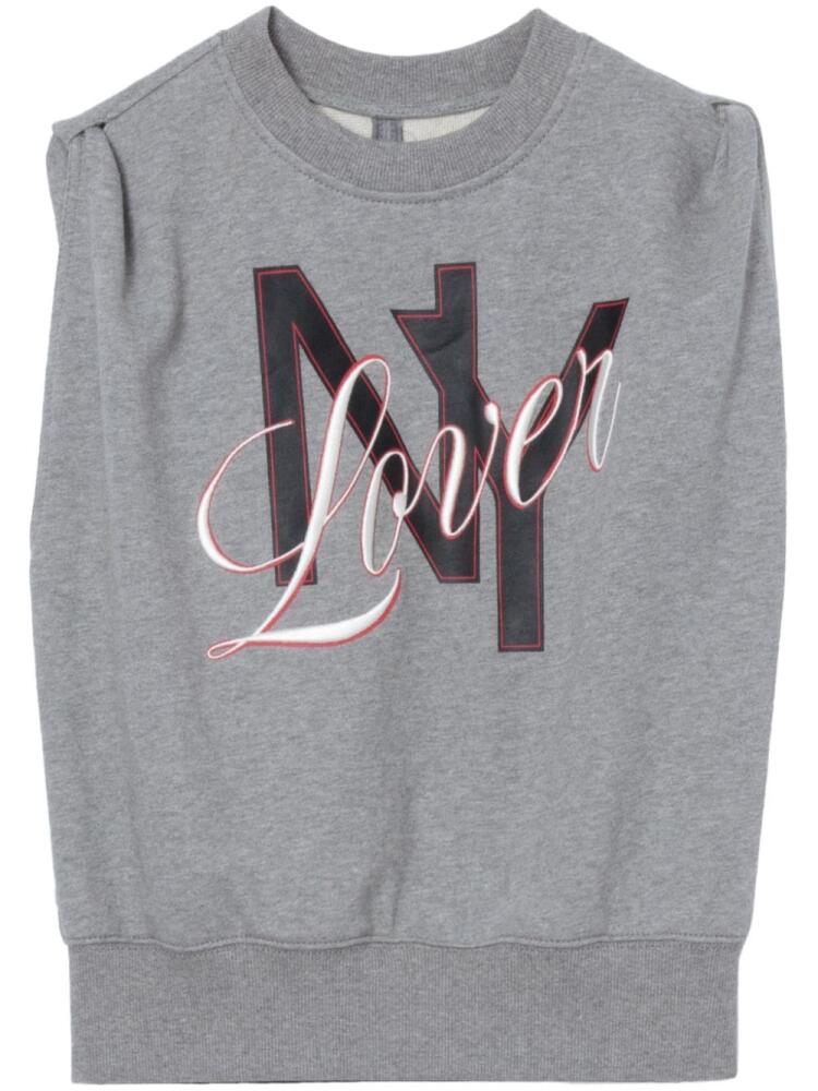 3.1 Phillip Lim NY Lover jersey tank top - Grey Cover