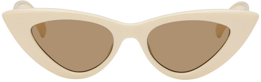 Le Specs Off-White Hypnosis Sunglasses Cover