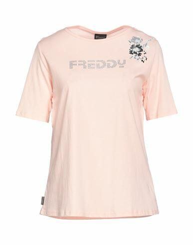 Freddy Woman T-shirt Light pink Cotton Cover