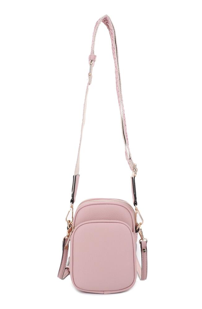 Mali + Lili Josephine Vegan Leather Crossbody Bag in Blush Cover