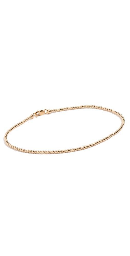 Alexa Leigh Gold Ball Anklet 2mm Gold Cover