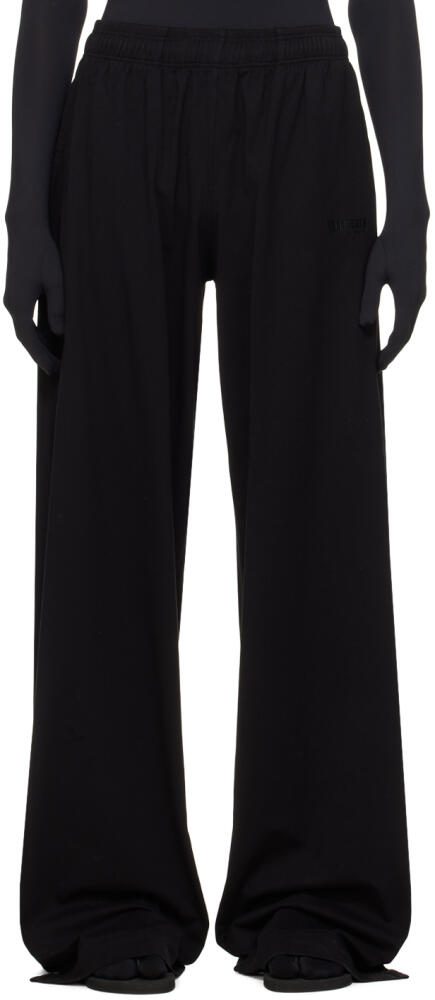 VETEMENTS Black Oversized Sweatpants Cover